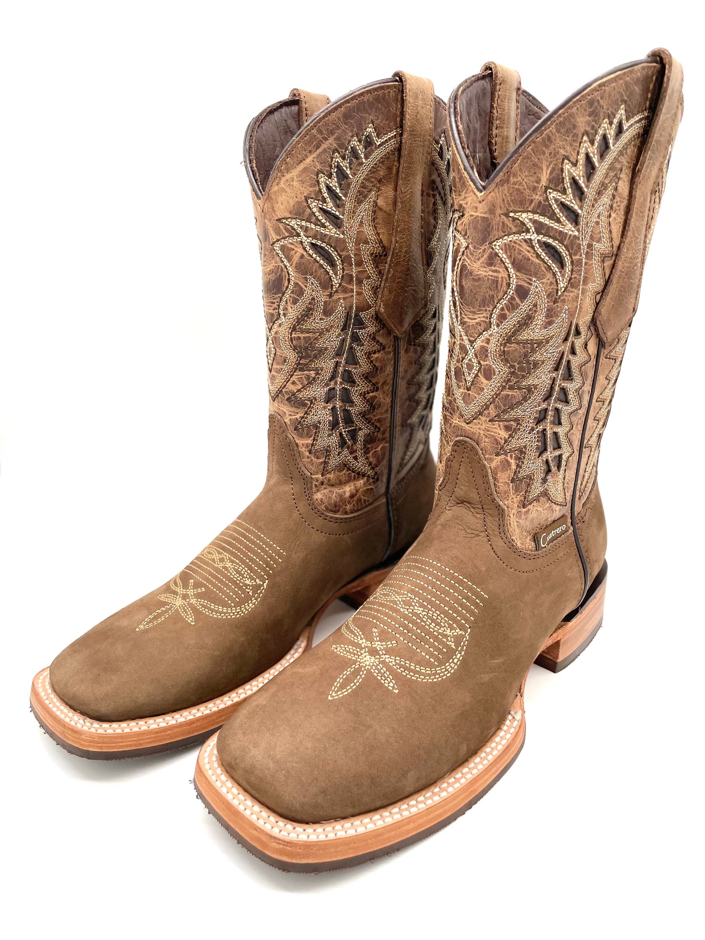 Wide Square Toe Crazy CC - Tabaco