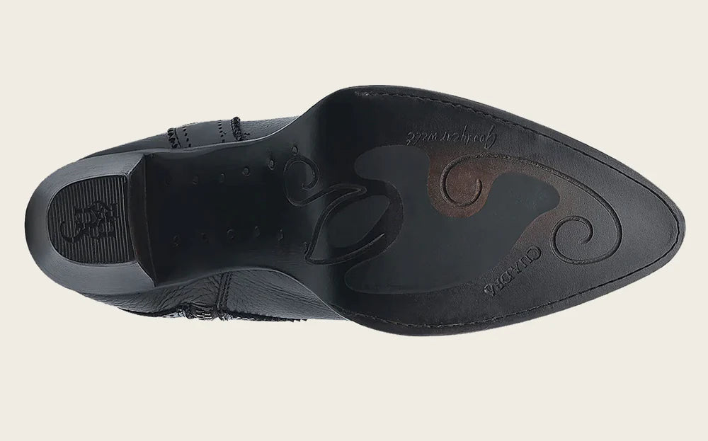 Cuadra Ladies Tall Dark Brown Bovine Western Boot