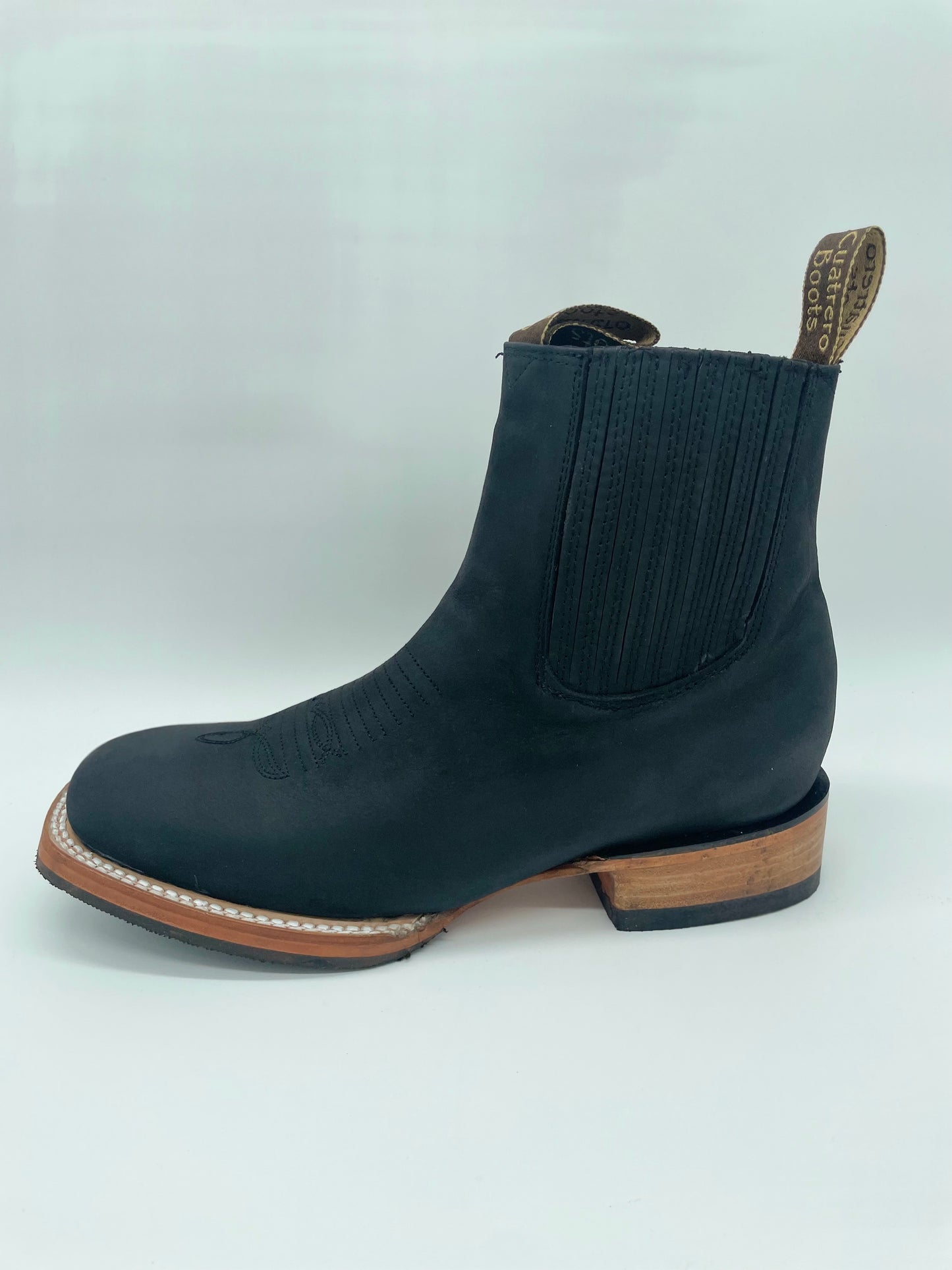 Botin Vaquero Texas Black