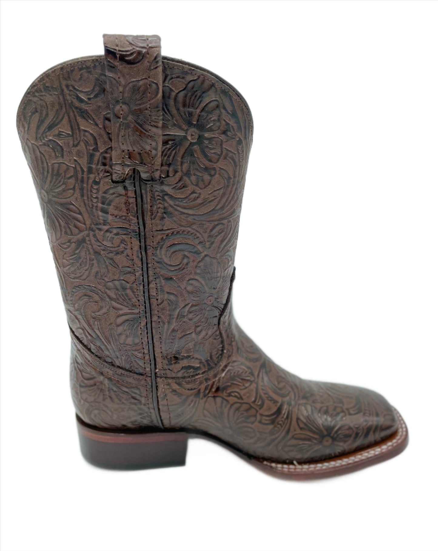 Womens Square Toe Cincelado - Cafe