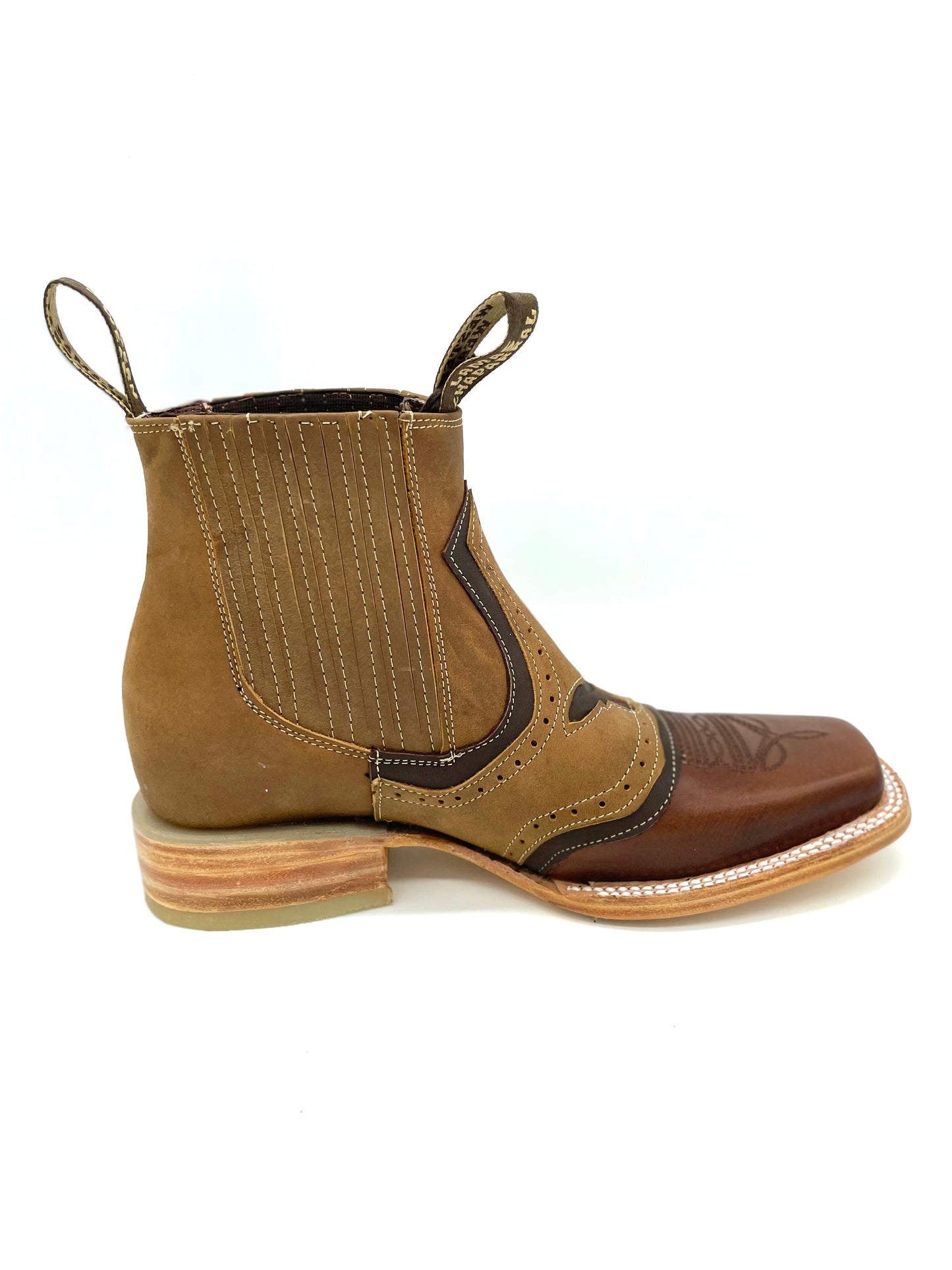 Botin Rodeo Torito Crazy - Miel Moka