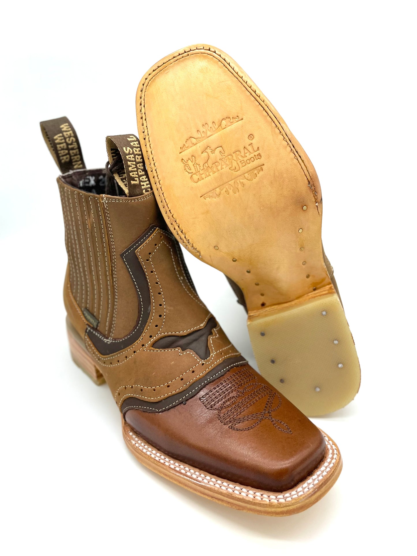Botin Rodeo Torito Crazy - Miel Moka