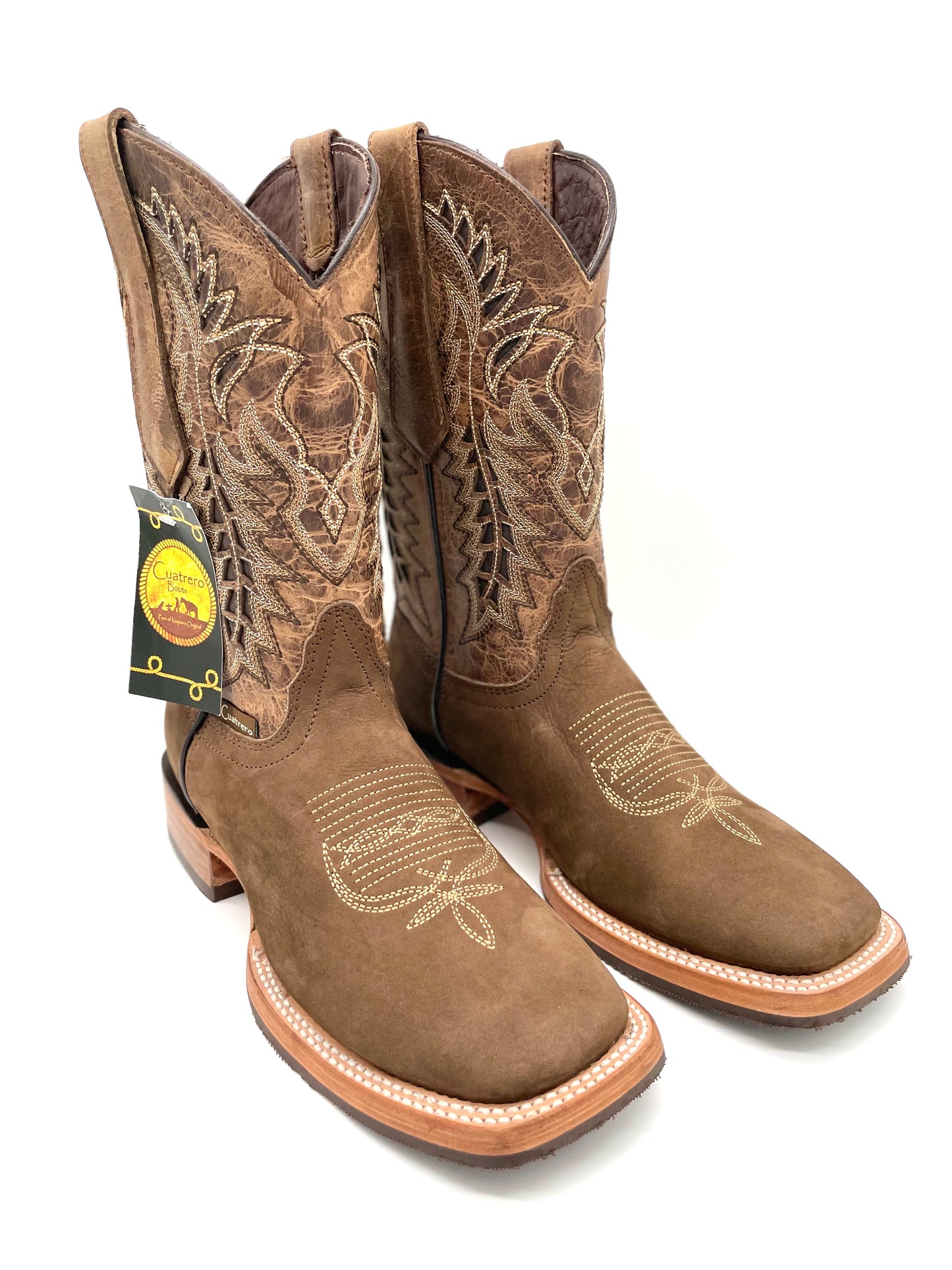 Wide Square Toe Crazy CC - Tabaco