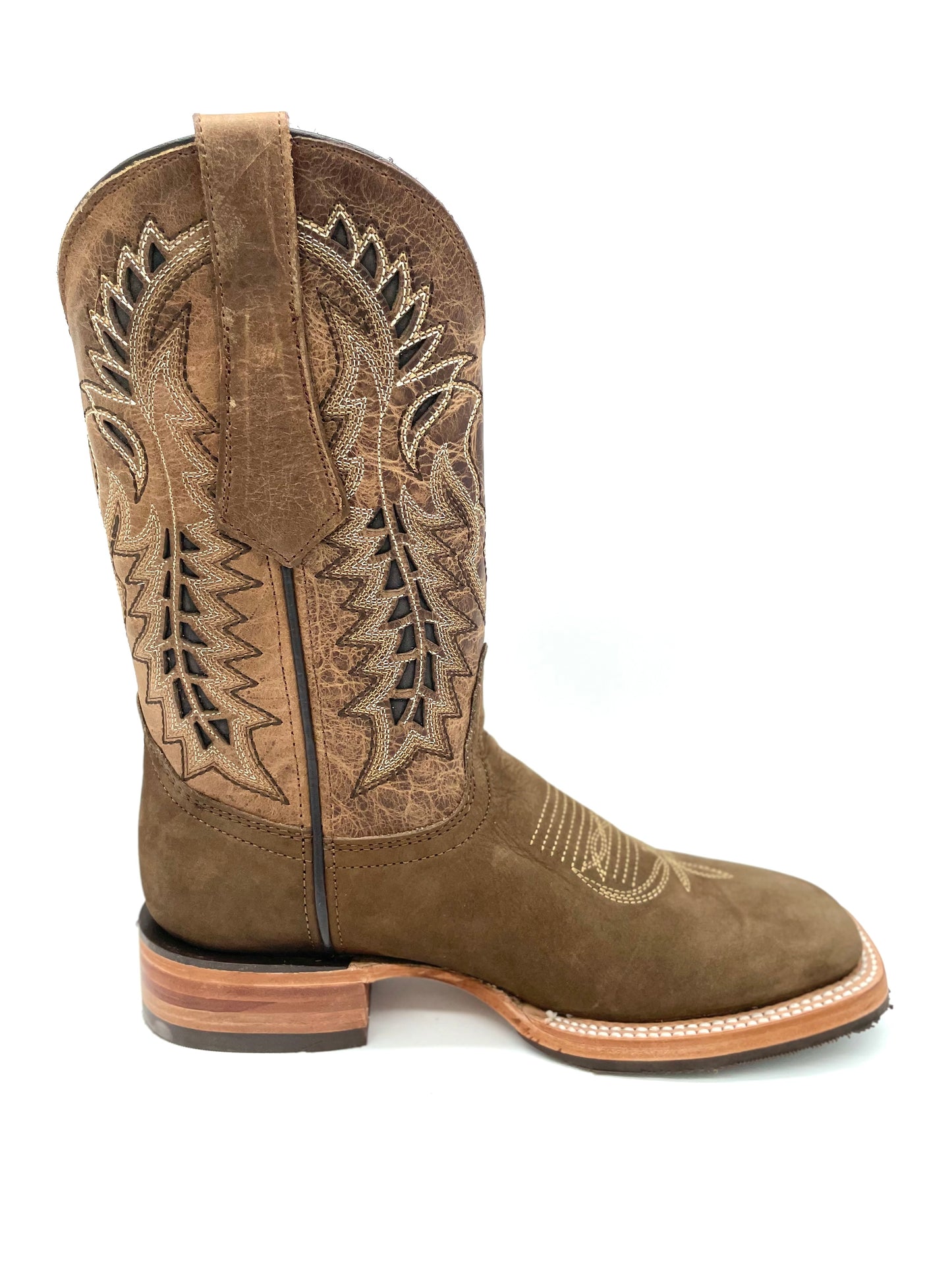 Wide Square Toe Crazy CC - Tabaco