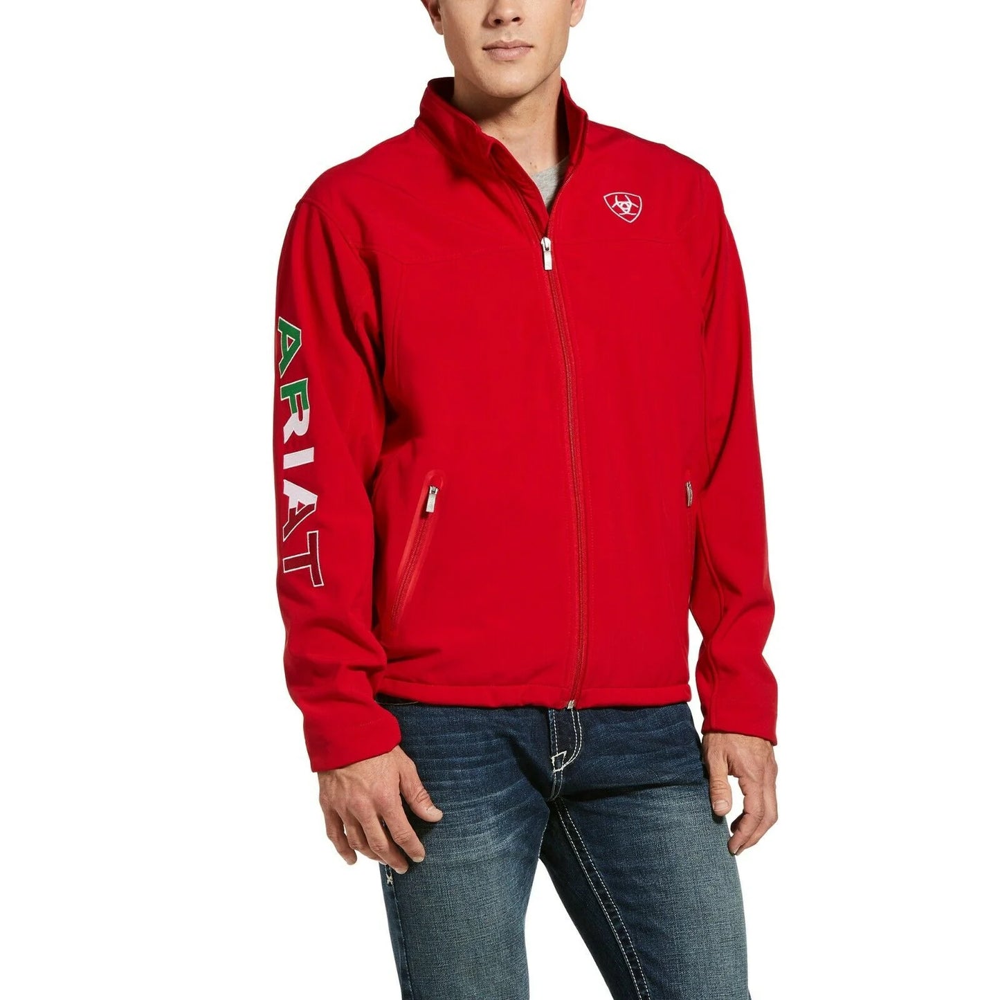 Ariat Men's Red Mexico New Team Softshell Jacket