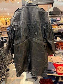 Confecciones Rebelde Leather Trench Coat