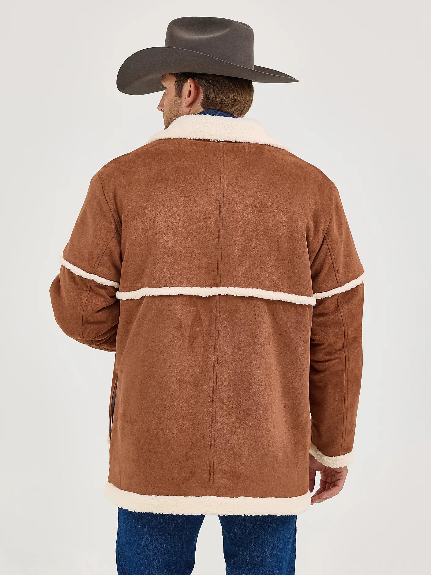 Men's Wrangler Sherpa Contrast Cowboy Jacket