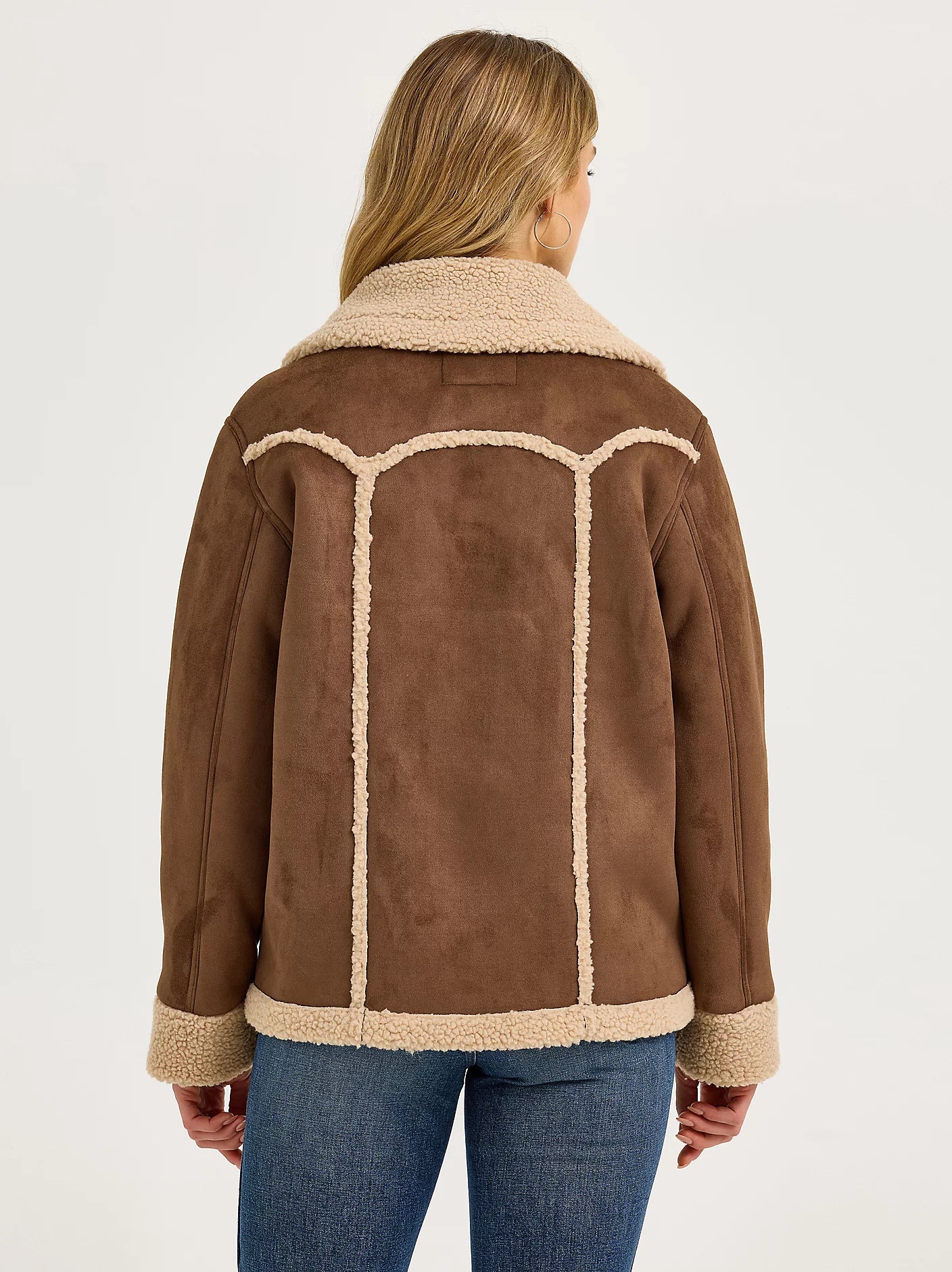 Women's Wrangler Faux Shearling Barn Coat